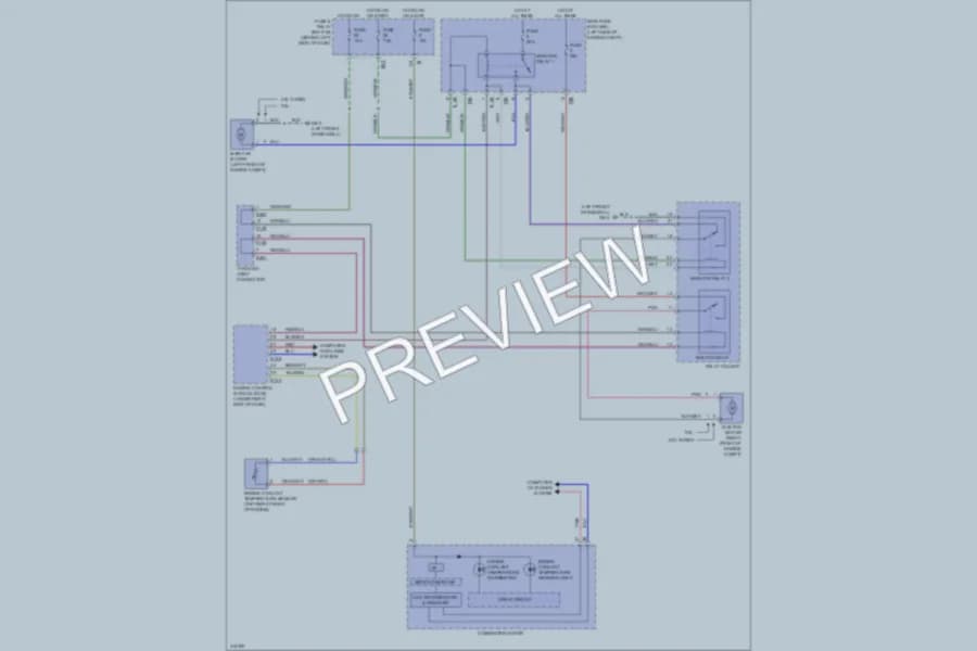 2009 Subaru Forester Cooling Fan wiring diagram preview