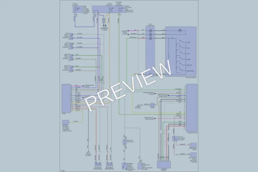 2009 Subaru Forester Navigation wiring diagram preview