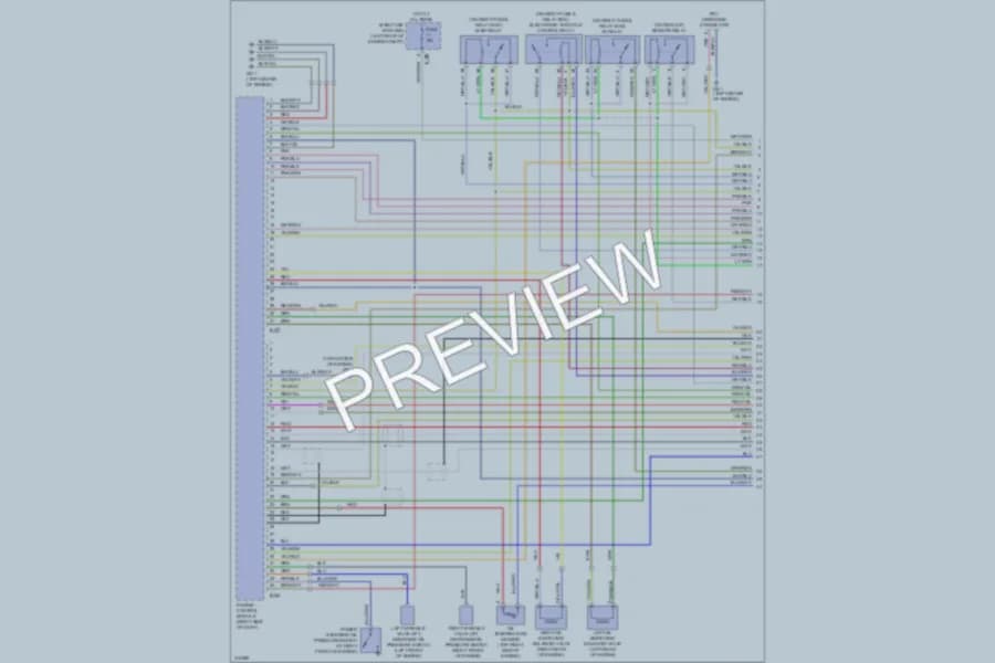 2009 Subaru Impreza Engine Performance wiring diagram preview