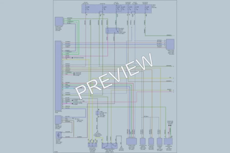 2009 Subaru ImprezaWRX Air Conditioning wiring diagram preview