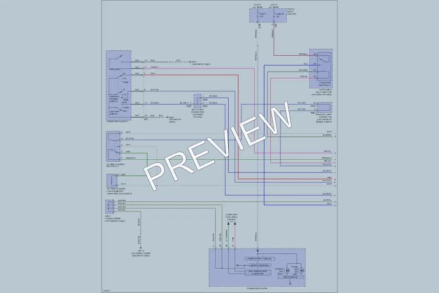 2009 Subaru ImprezaWRX Headlights wiring diagram preview