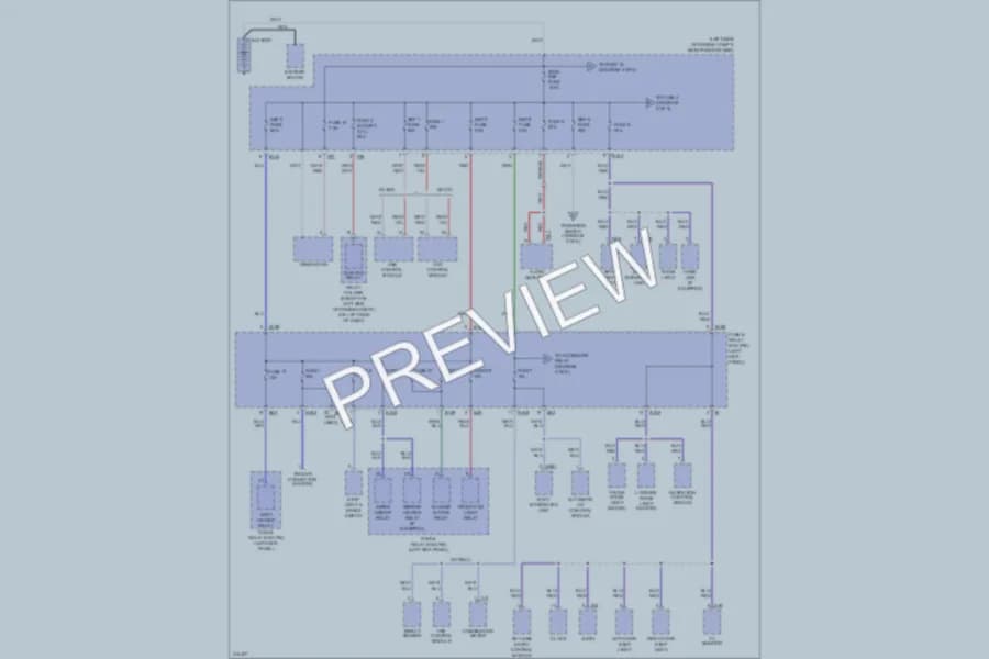 2009 Subaru Legacy Power Distribution wiring diagram preview