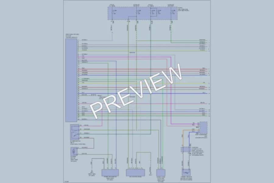 2009 Subaru Outback Air Conditioning wiring diagram preview
