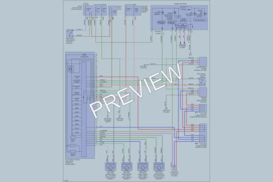 2009 Subaru Outback Anti Lock Brakes wiring diagram preview