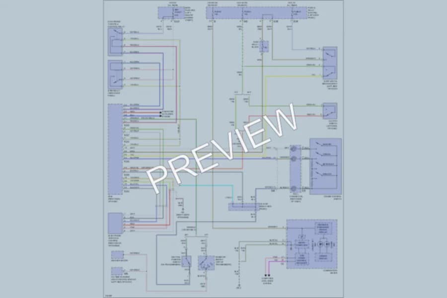 2009 Subaru Outback Cruise Control wiring diagram preview