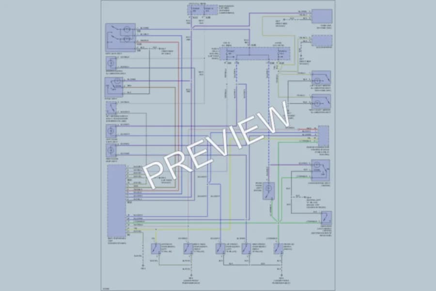 2009 Subaru Outback Interior Lights wiring diagram preview