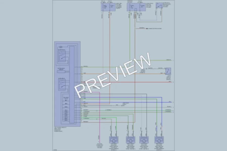 2009 Subaru Tribeca Anti Lock Brakes wiring diagram preview