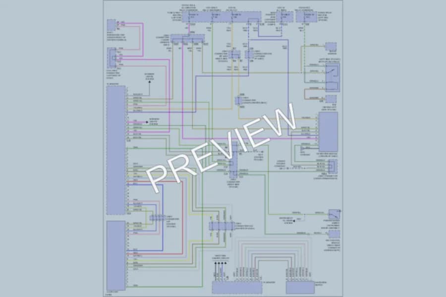 2009 Subaru Tribeca Navigation wiring diagram preview