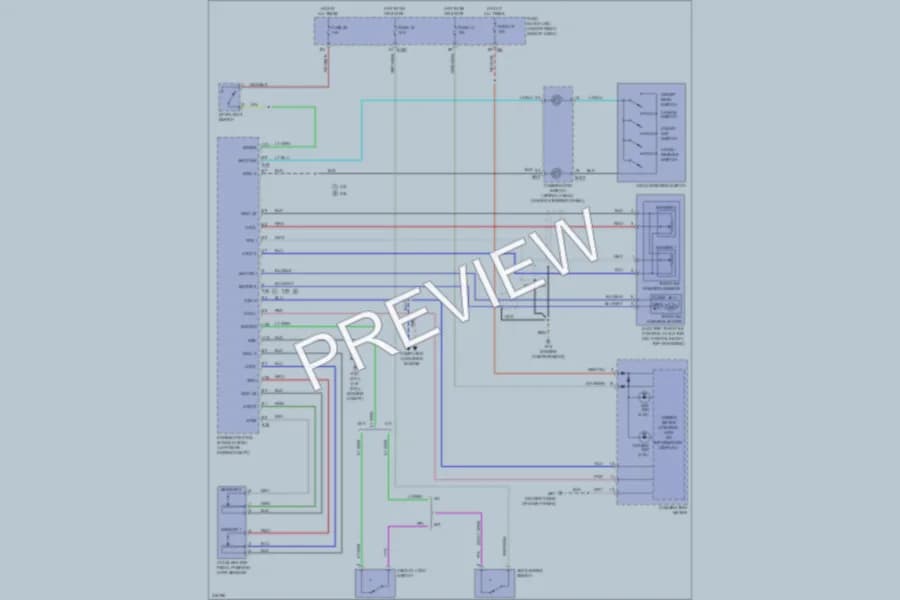 2009 Suzuki Equator Cruise Control wiring diagram preview