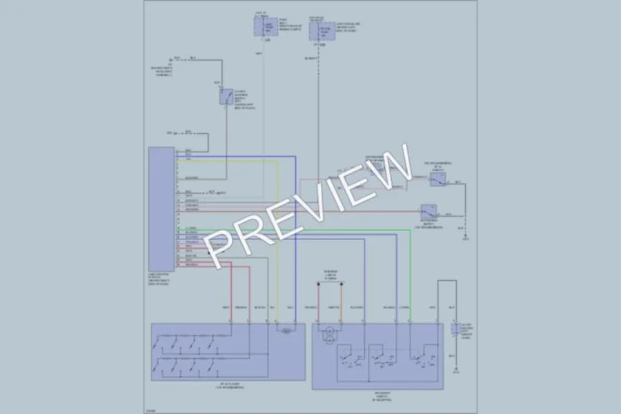 2009 Suzuki GrandVitara Transmission wiring diagram preview