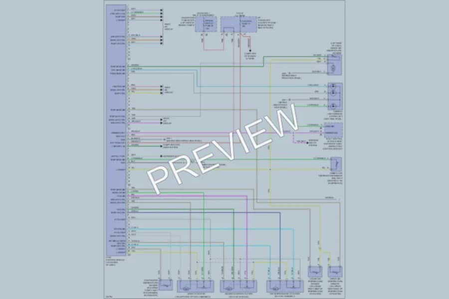2009 Suzuki XL7 Air Conditioning wiring diagram preview