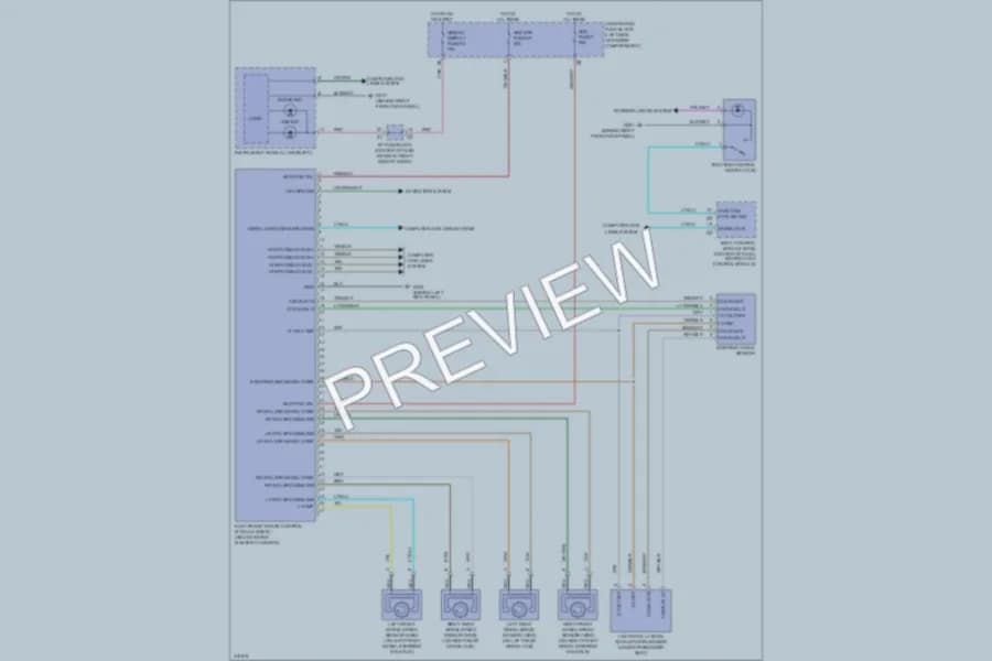 2009 Suzuki XL7 Anti Lock Brakes wiring diagram preview