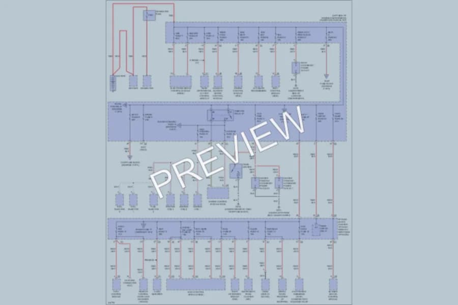 2009 Suzuki XL7 Power Distribution wiring diagram preview