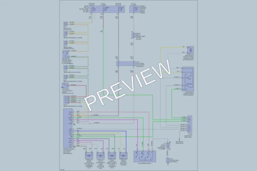 2009 Toyota 4Runner Memory Systems wiring diagram preview