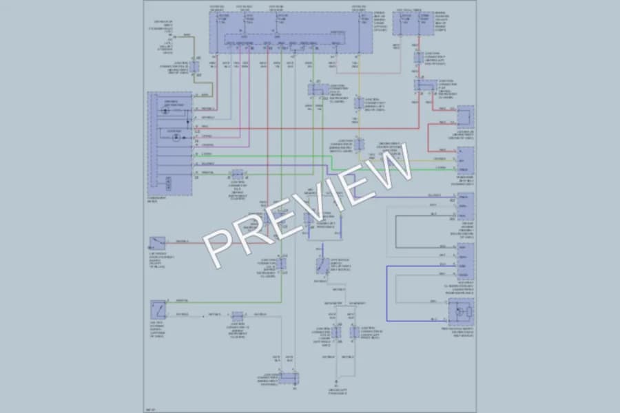 2009 Toyota 4Runner Warning Systems wiring diagram preview