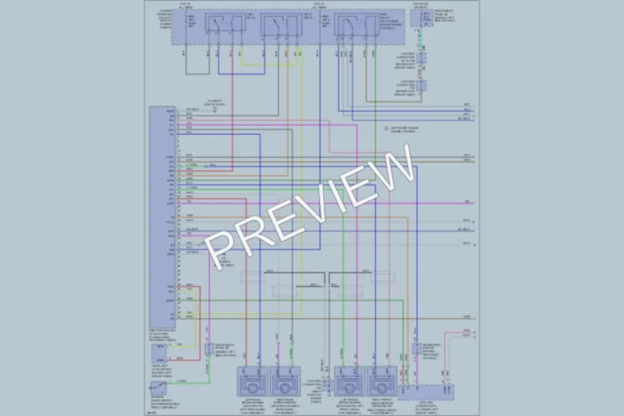 2009 Toyota Avalon Anti Lock Brakes wiring diagram preview