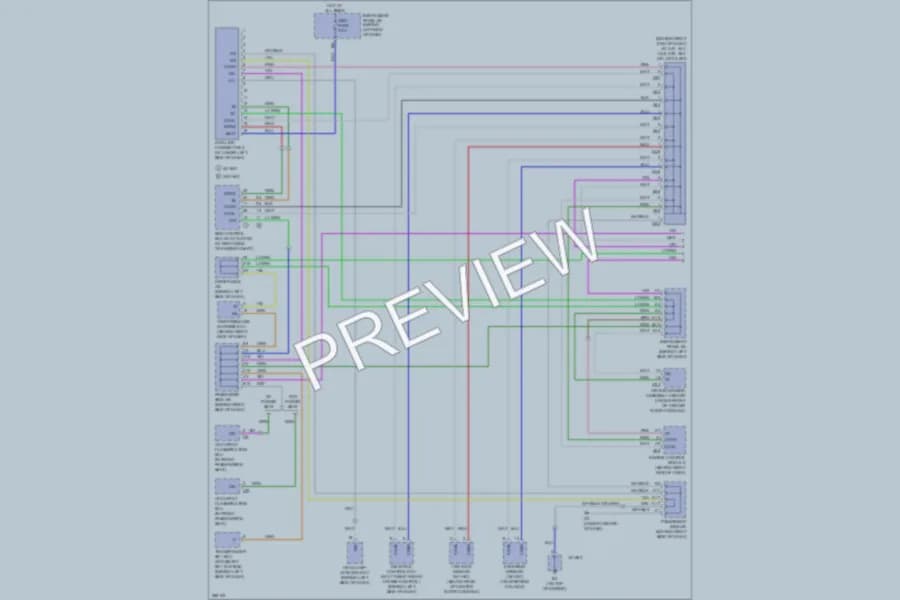 2009 Toyota Avalon Computer Data Lines wiring diagram preview