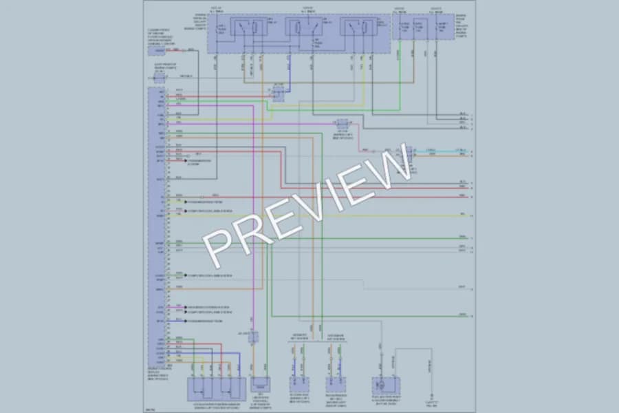 2009 Toyota Avalon Engine Performance wiring diagram preview