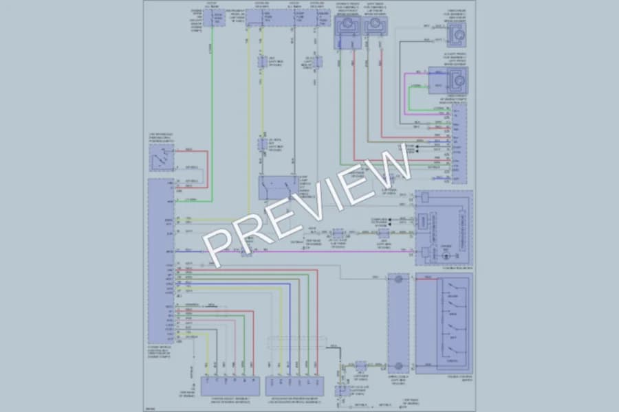 2009 Toyota Camry Cruise Control wiring diagram preview