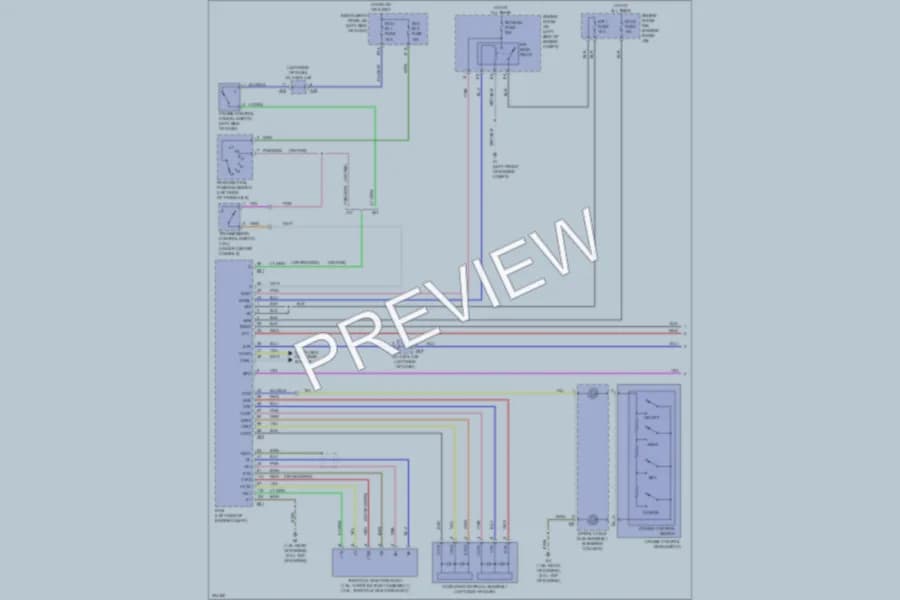 2009 Toyota Corolla Cruise Control wiring diagram preview