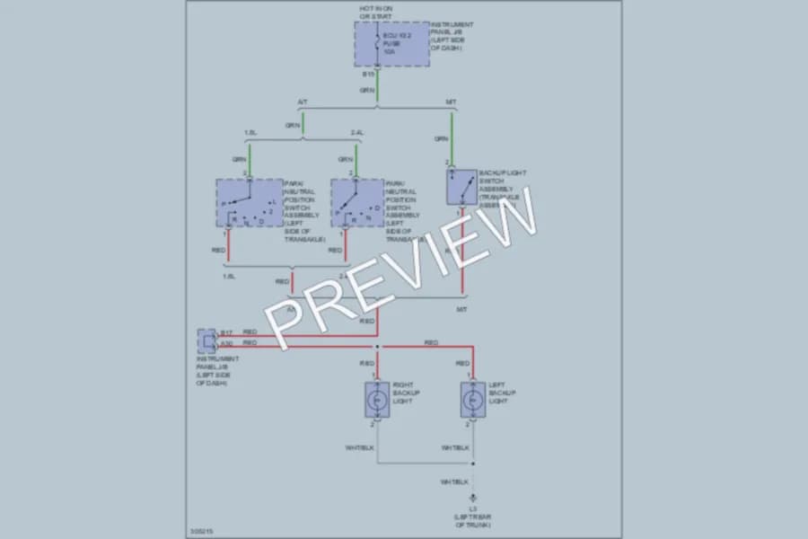 2009 Toyota Corolla Exterior Lights wiring diagram preview
