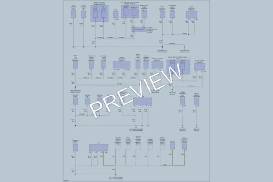 2009 Toyota Corolla Ground Distribution wiring diagram preview