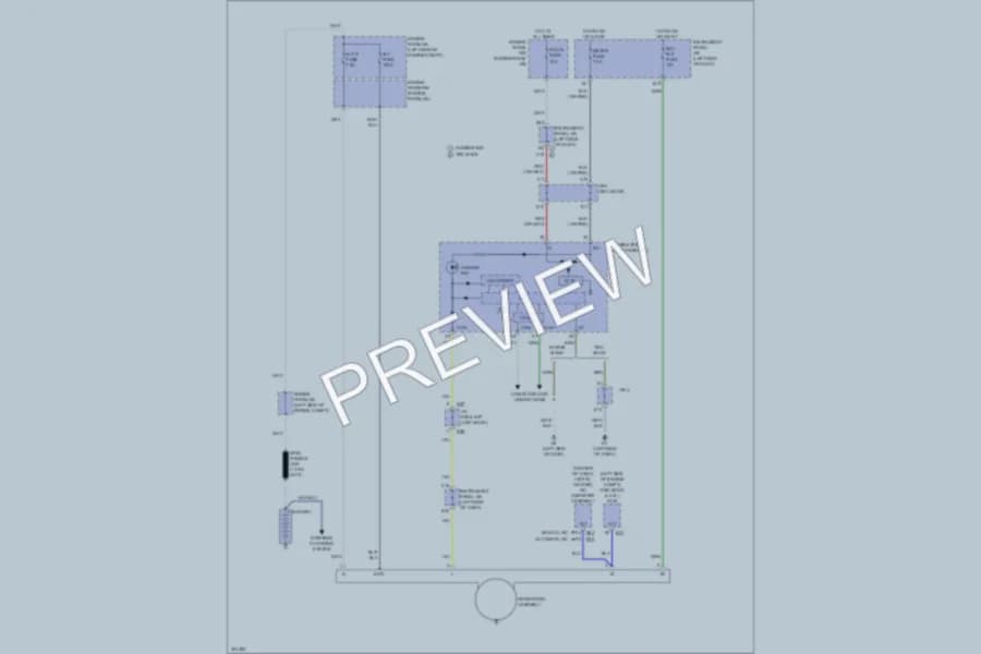 2009 Toyota Corolla Starting Charging wiring diagram preview