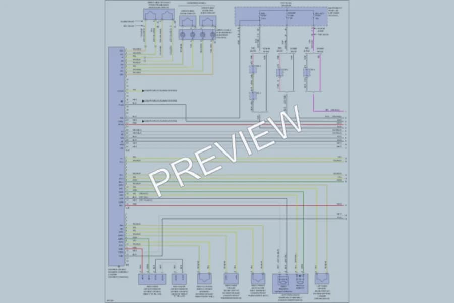 2009 Toyota Corolla Supplemental Restraints wiring diagram preview