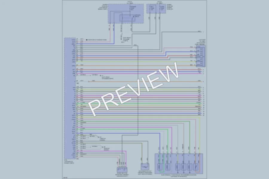 2009 Toyota Corolla Transmission wiring diagram preview