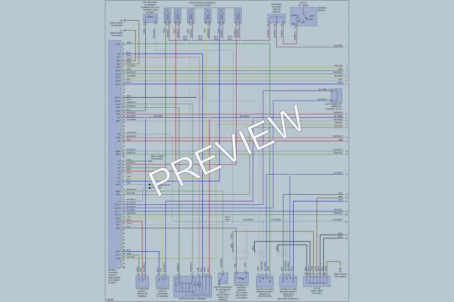 2009 Toyota FJCruiser Engine Performance wiring diagram preview