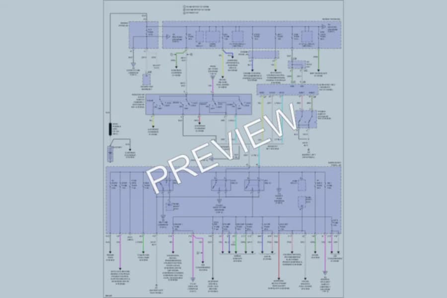 2009 Toyota Highlander Power Distribution wiring diagram preview