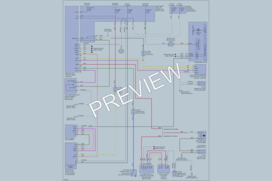 2009 Toyota Highlander Power Top Sunroof wiring diagram preview