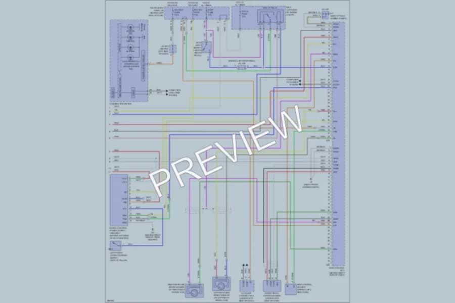 2009 Toyota HighlanderHybrid Anti Lock Brakes wiring diagram preview