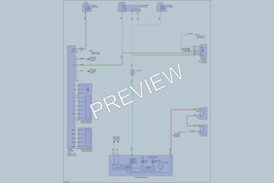 2009 Toyota HighlanderHybrid Electronic Power Steering wiring diagram preview