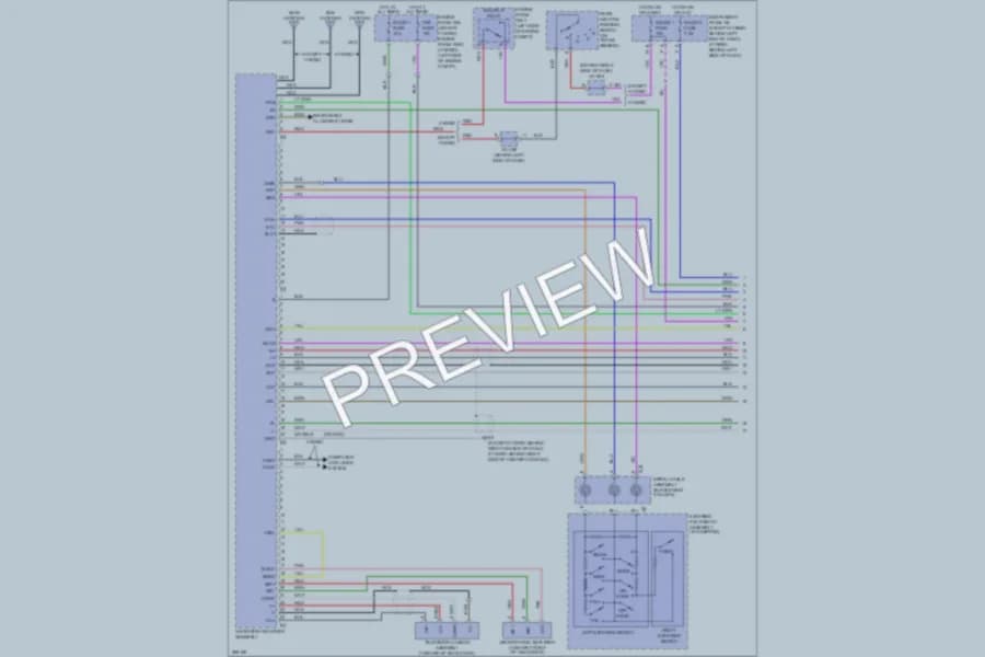 2009 Toyota HighlanderHybrid Radio wiring diagram preview
