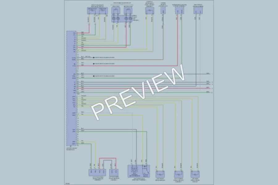 2009 Toyota HighlanderHybrid Supplemental Restraints wiring diagram preview