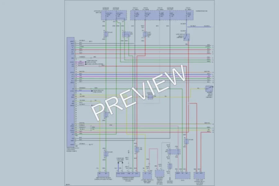 2009 Toyota LandCruiser Anti Lock Brakes wiring diagram preview