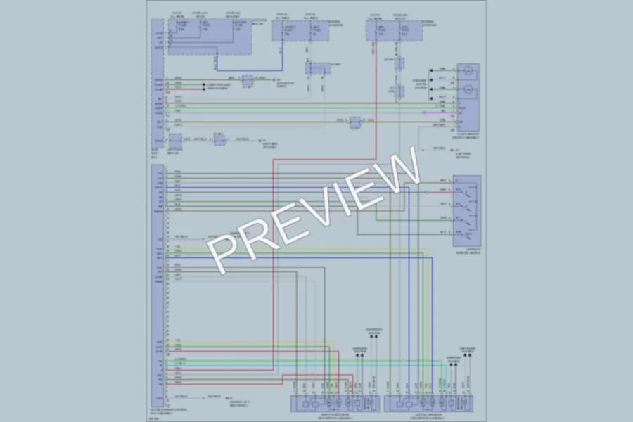 2009 Toyota LandCruiser Memory Systems wiring diagram preview