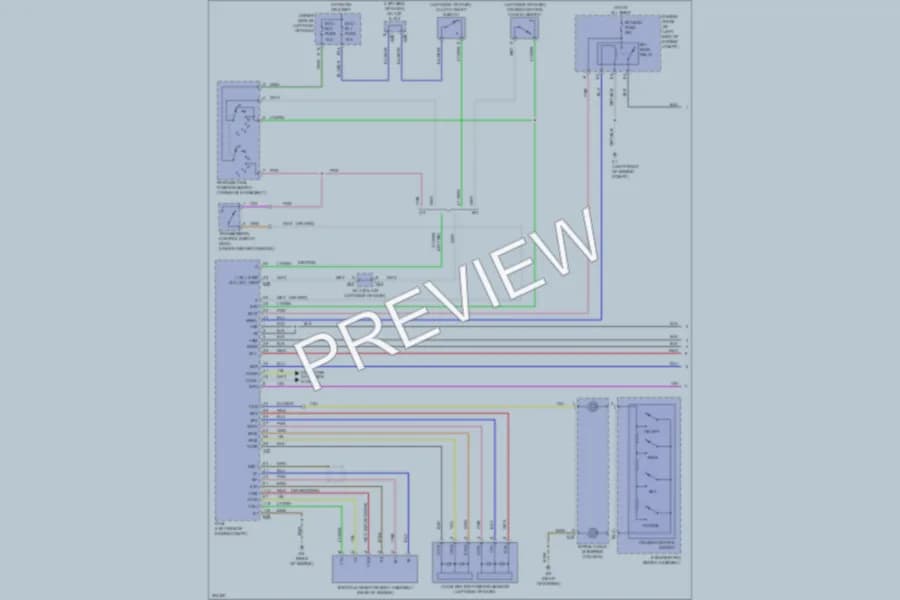 2009 Toyota Matrix Cruise Control wiring diagram preview