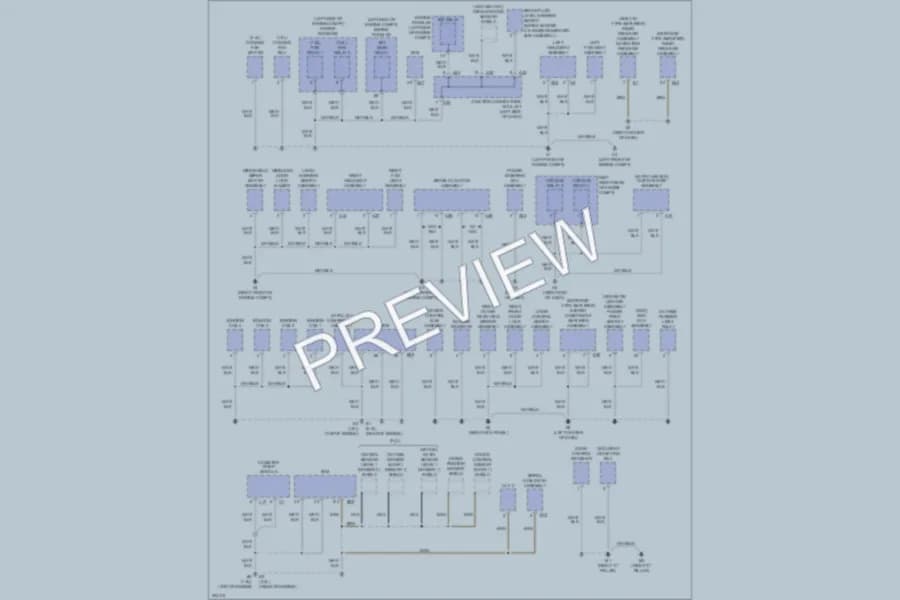 2009 Toyota Matrix Ground Distribution wiring diagram preview