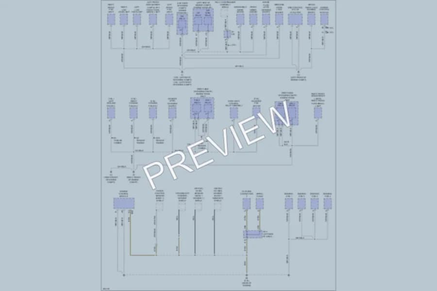 2009 Toyota RAV4 Ground Distribution wiring diagram preview