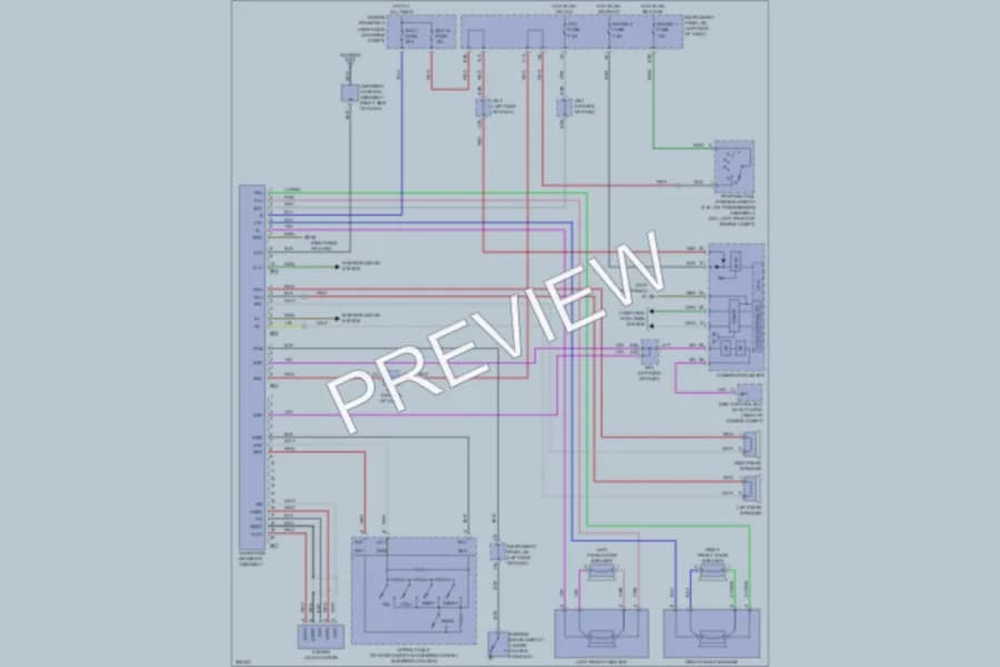 2009 Toyota RAV4 Navigation wiring diagram preview