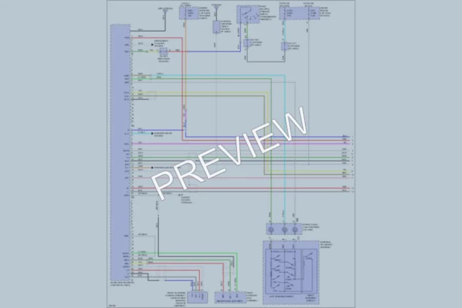 2009 Toyota Sequoia Navigation wiring diagram preview