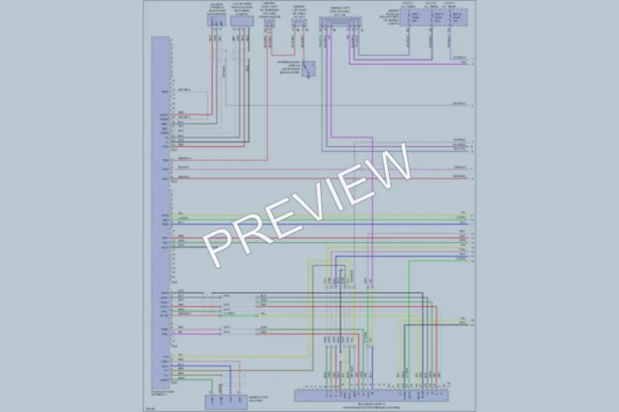 2009 Toyota Sienna Navigation wiring diagram preview