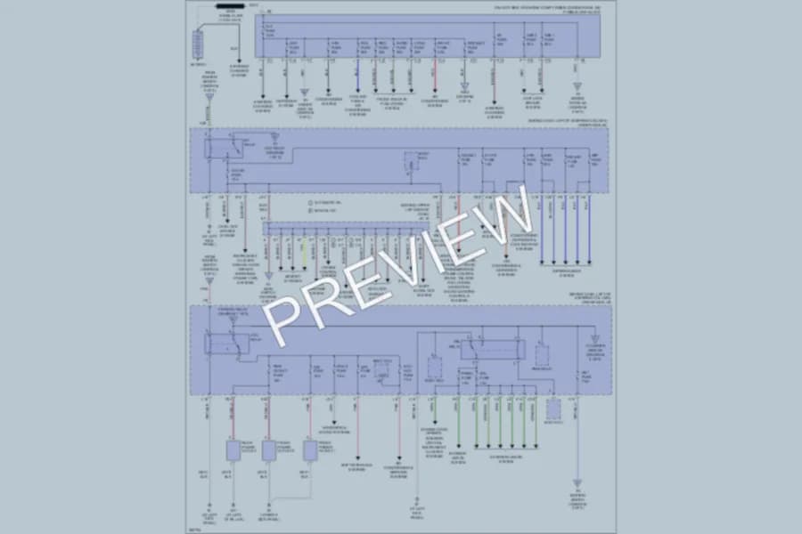2009 Toyota Sienna Power Distribution wiring diagram preview