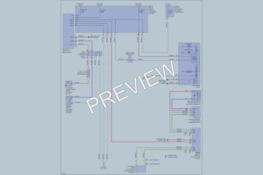 2009 Toyota Sienna Warning Systems wiring diagram preview
