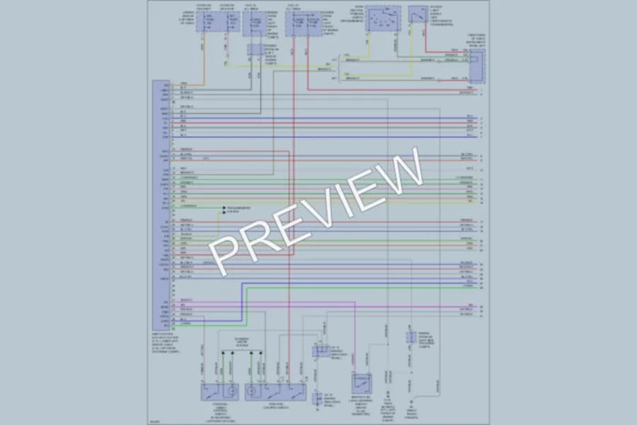 2009 Toyota Tacoma Anti Lock Brakes wiring diagram preview
