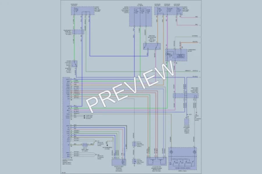 2009 Toyota Tacoma Cruise Control wiring diagram preview