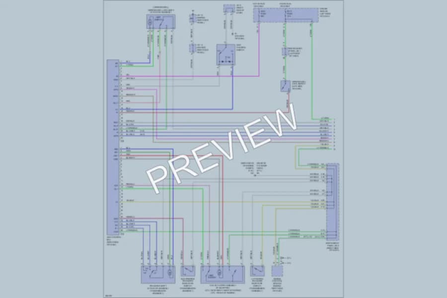 2009 Toyota Tacoma Transmission wiring diagram preview