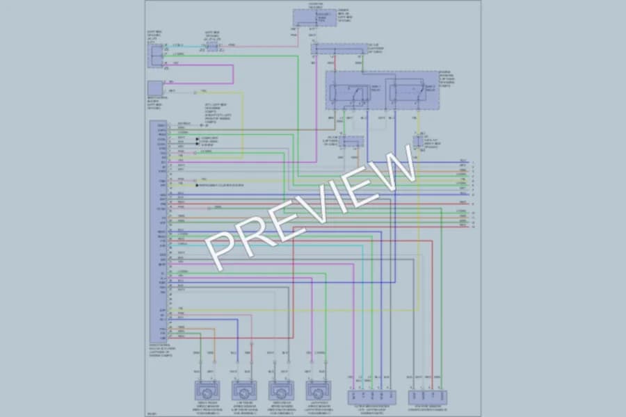 2009 Toyota Tundra Anti Lock Brakes wiring diagram preview